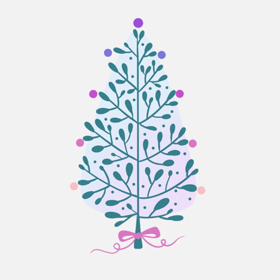 Merry christmas tree